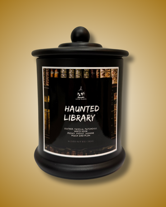 Haunted Library Candle